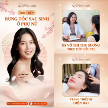 ƯU ĐÃI -50% PHỤC HỒI TÌNH TRẠNG RỤNG TÓC SAU SINH