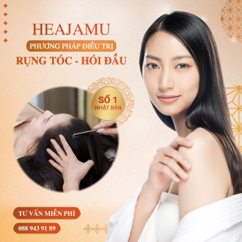 HEAJAMU - PHƯƠNG PHÁP TRỊ RỤNG TÓC HÓI ĐẦU SỐ 1 NHẬT BẢN